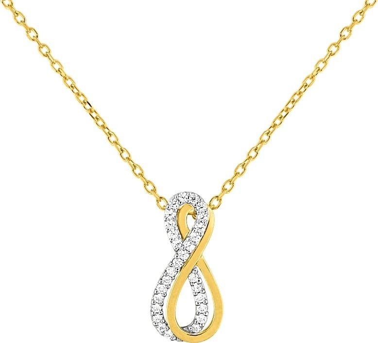 Collier en or blanc 375 - Bijouterie Amalucia